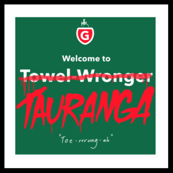 Towel Wronger / TAURANGA Tee - Womens Mali Tee Design