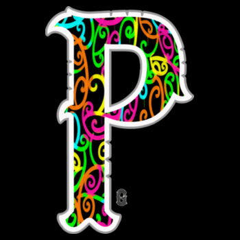 P- Kowhaiwhai Womans Crop Tee Design