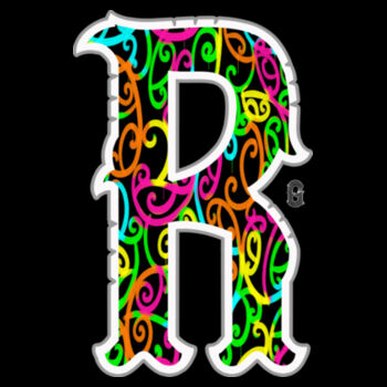 R- Kowhaiwhai Womans Crop Tee Design