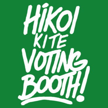 Hikoi Ki Te Voting Booth - T Shirt GREEN Design
