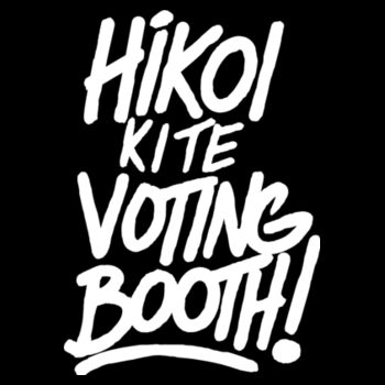 Hikoi Ki Te Voting Booth - T Shirt BLACK Design