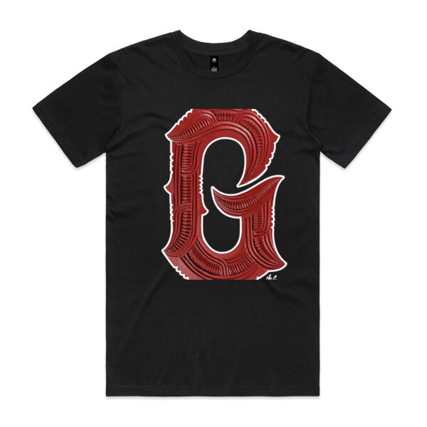 Whakairo "G" - Mens Staple T shirt Thumbnail