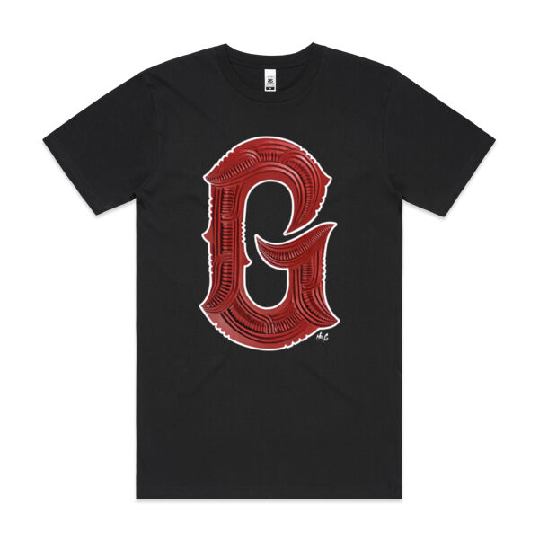 Whakairo "G" - Mens Block T shirt Thumbnail