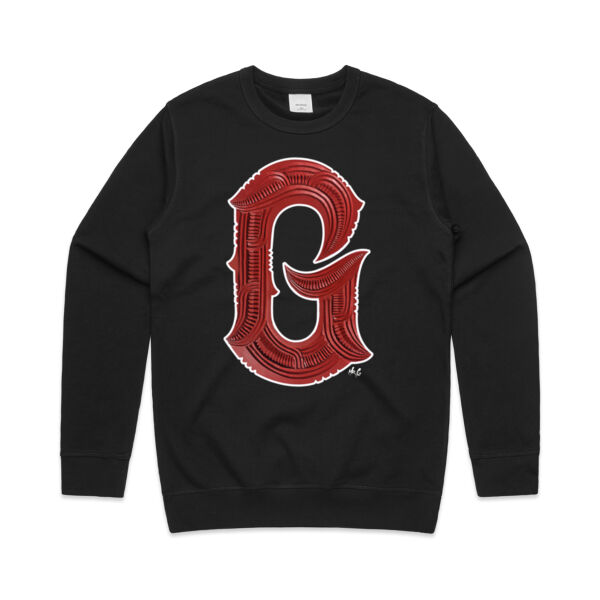 Whakairo "G" - Mens Premium Crew Thumbnail