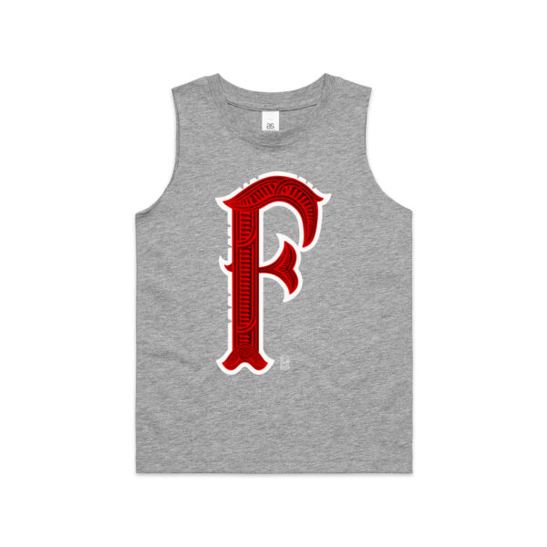 F- Whero Kids Singlet Thumbnail