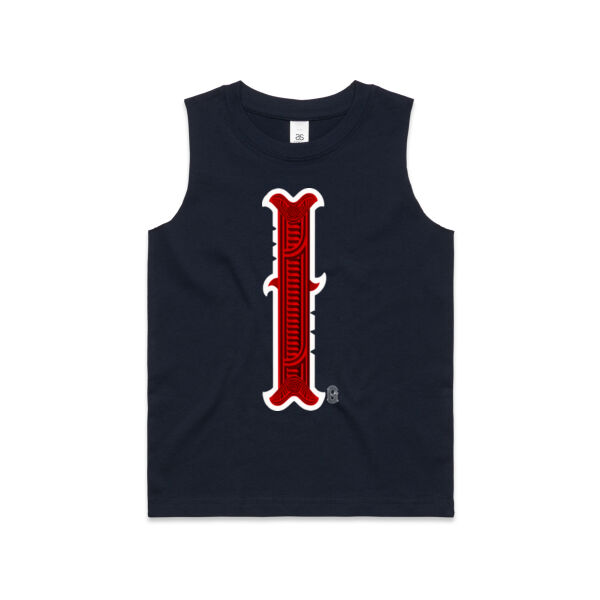 I- Whero Kids Singlet Thumbnail