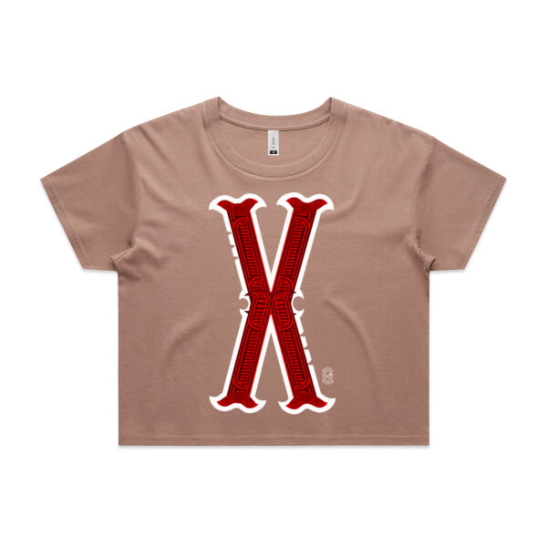 X- Whero Womans Crop Tee Thumbnail