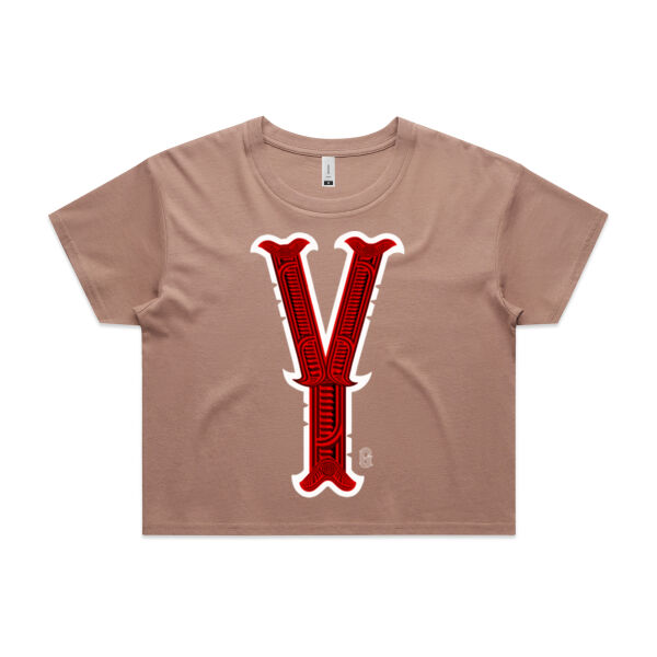 Y- Whero Womans Crop Tee Thumbnail