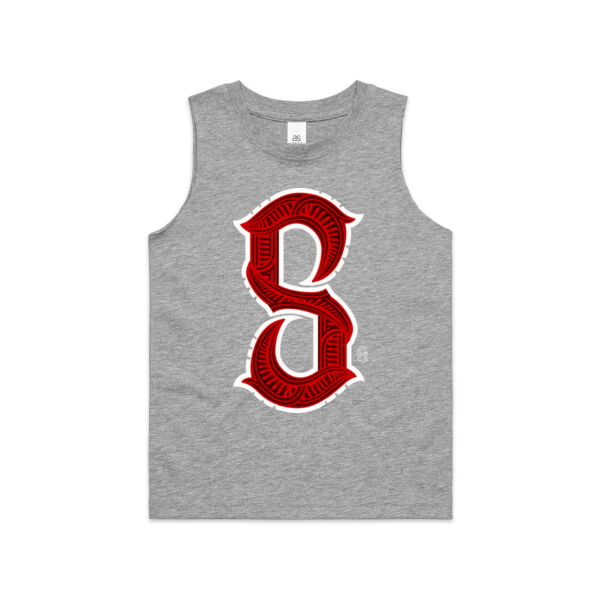S- Whakairo Kids Singlet Thumbnail