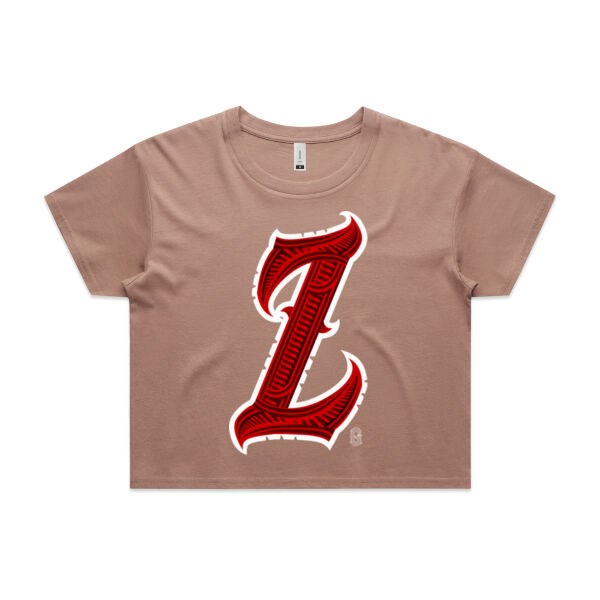 Z- Whakairo Womans Crop Tee Thumbnail