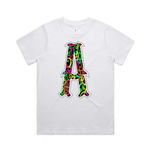 A- Kowhaiwhai Womans Tee Thumbnail