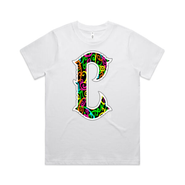 C- Kowhaiwhai Womans Tee Thumbnail