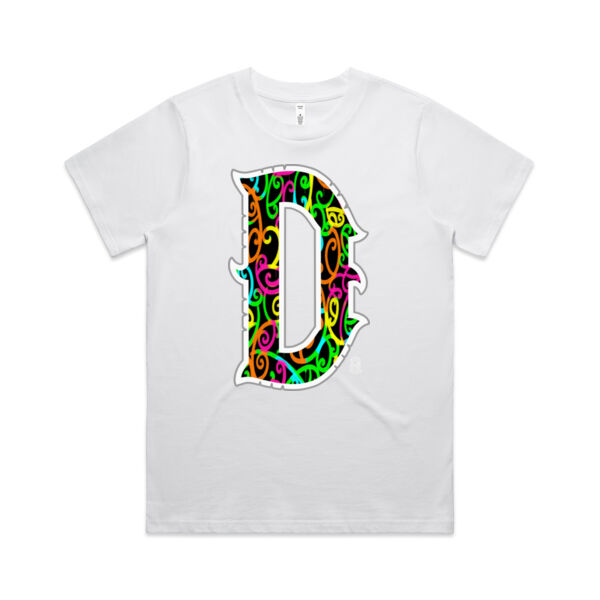 D- Kowhaiwhai Womans Tee Thumbnail