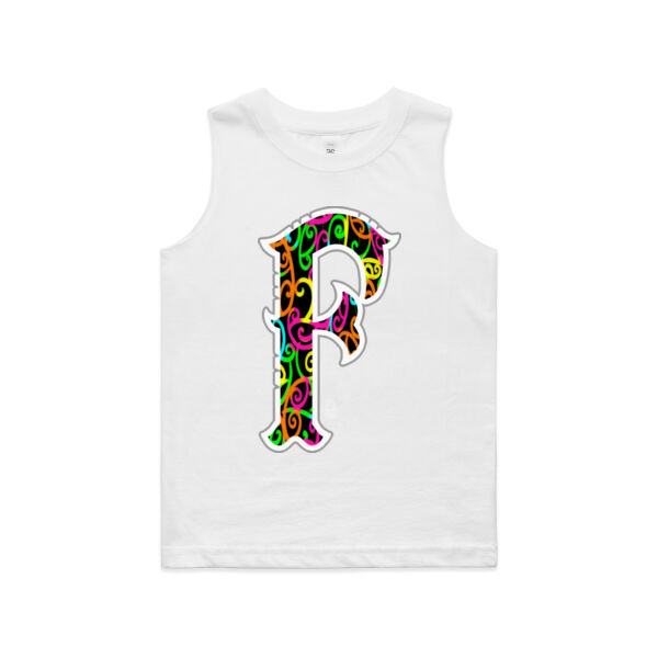 F- Kowhaiwhai Kids Singlet Thumbnail
