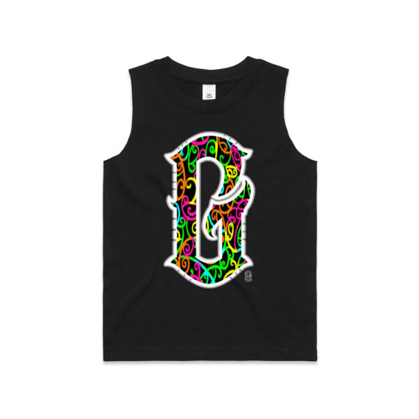 G- Kowhaiwhai Kids Singlet Thumbnail