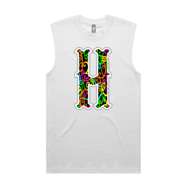 H- Kowhaiwhai Mens Singlet Thumbnail