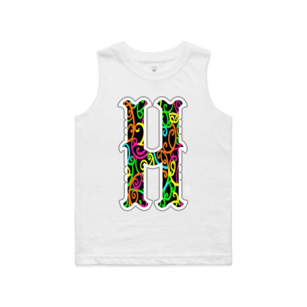 H- Kowhaiwhai Kids Singlet Thumbnail