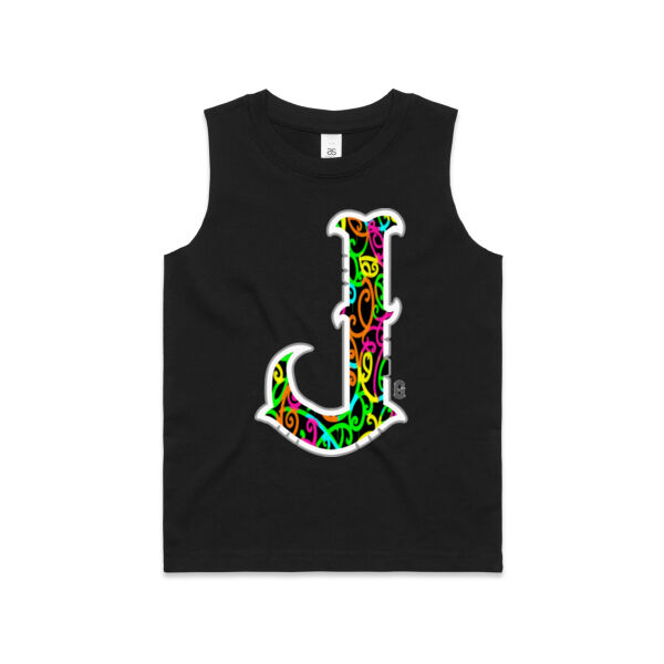 J- Kowhaiwhai Kids Singlet Thumbnail