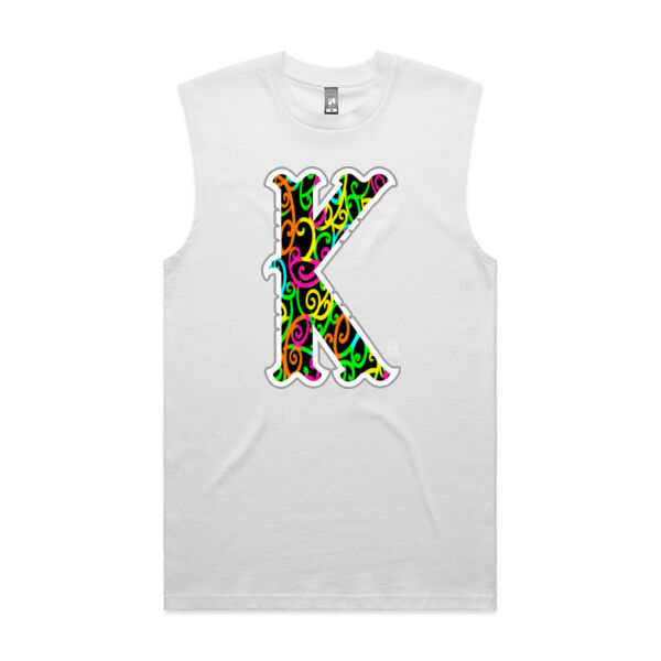 K- Kowhaiwhai Mens Singlet Thumbnail