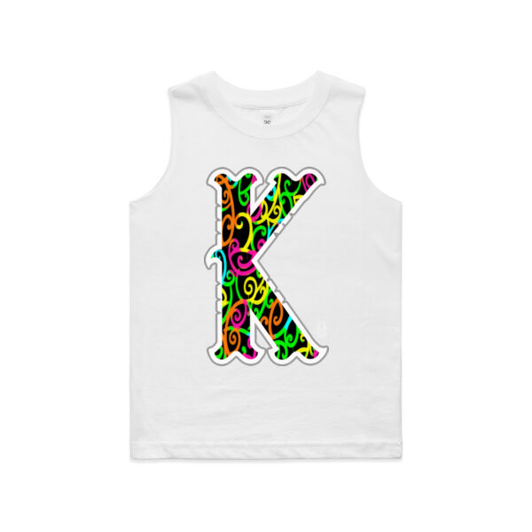 K- Kowhaiwhai Kids Singlet Thumbnail
