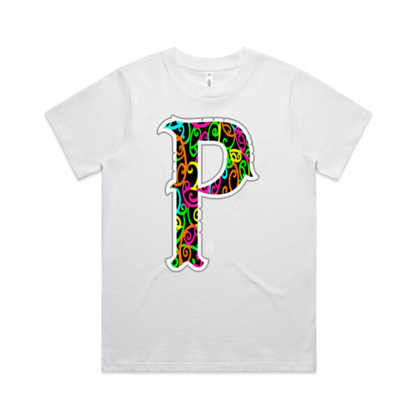 P- Kowhaiwhai Womans Tee Thumbnail