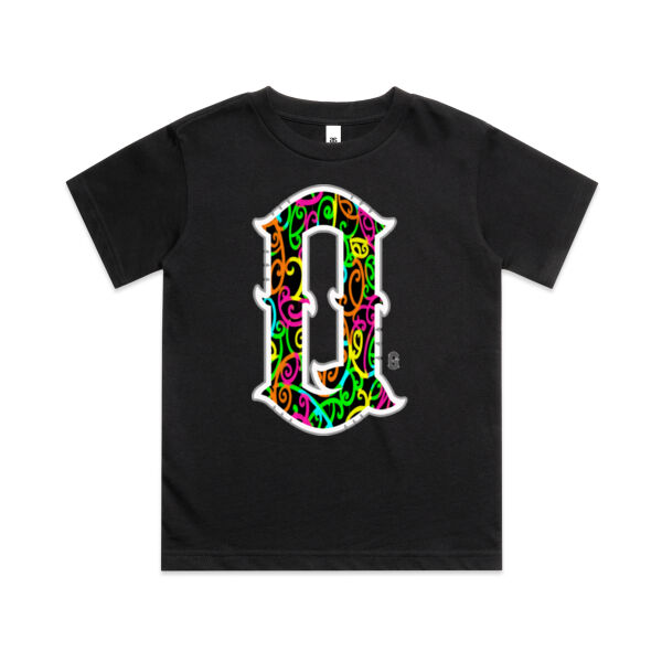 Q- Kowhaiwhai Kids Tee Thumbnail