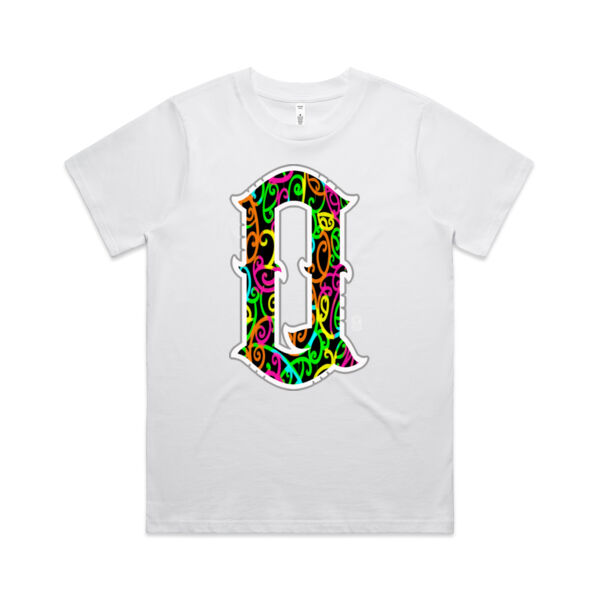Q- Kowhaiwhai Womans Tee Thumbnail
