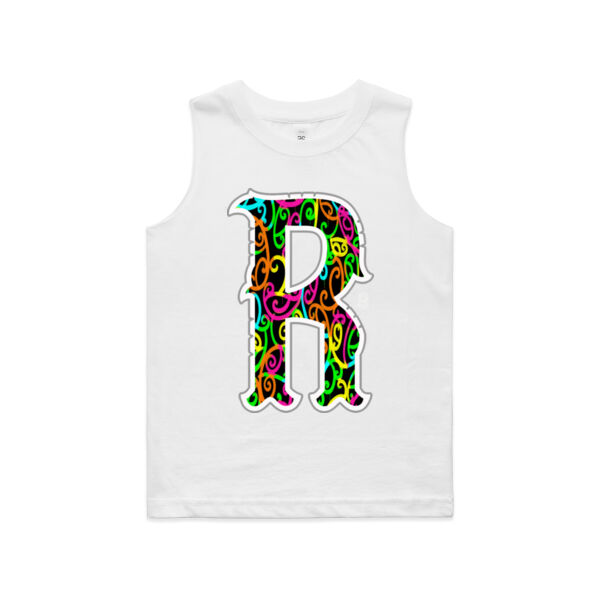 R- Kowhaiwhai Kids Singlet Thumbnail