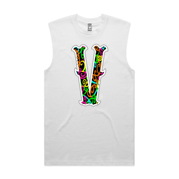V- Kowhaiwhai Mens Singlet Thumbnail