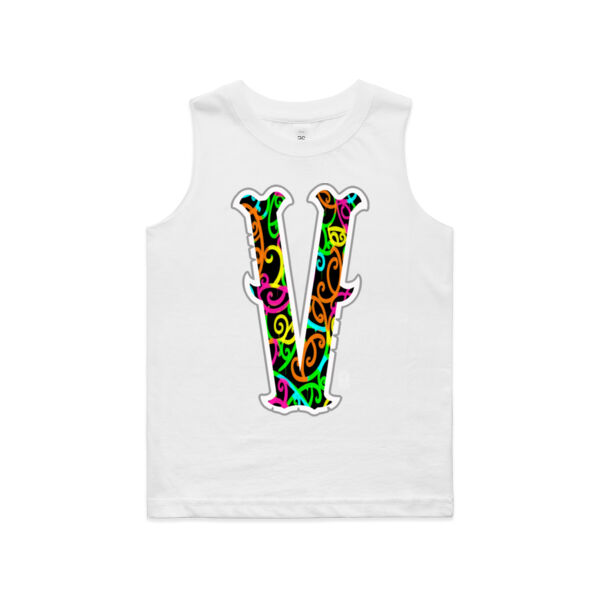 V- Kowhaiwhai Kids Singlet Thumbnail