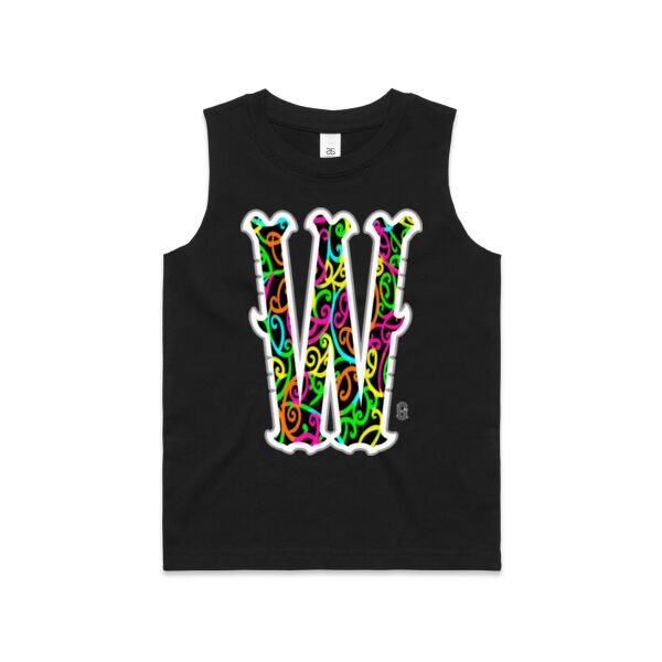 W- Kowhaiwhai Kids Singlet Thumbnail