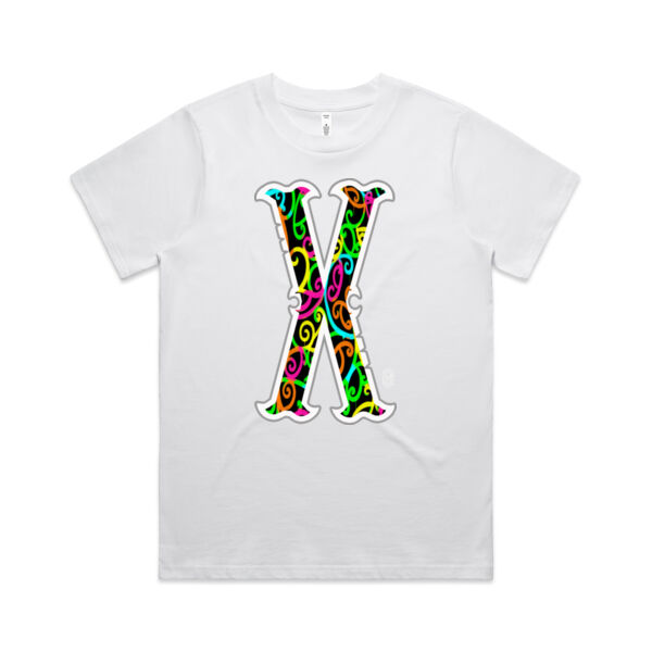 X- Kowhaiwhai Womans Tee Thumbnail