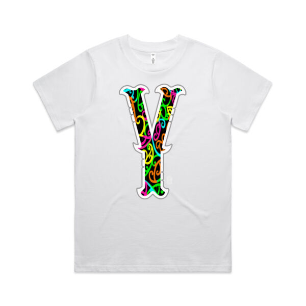 Y- Kowhaiwhai Womans Tee Thumbnail