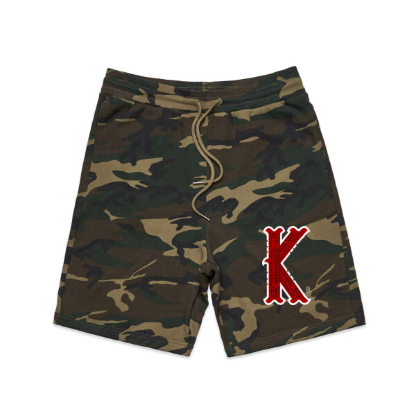 K- Whero on Camo Mens Shorts Thumbnail