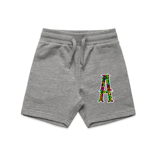 A- Kowhaiwhai Kids Track Shorts Thumbnail