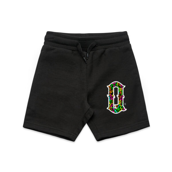 Q- Kowhaiwhai Kids Track Shorts Thumbnail