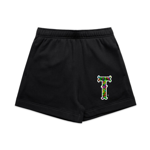 T- Kowhaiwhai Woman Track Shorts Thumbnail