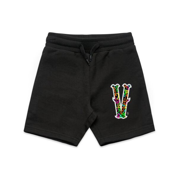 V- Kowhaiwhai Kids Track Shorts Thumbnail