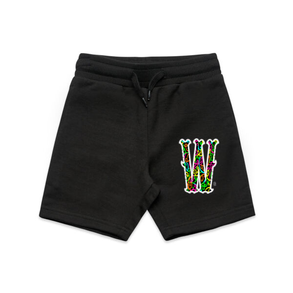 W- Kowhaiwhai Kids Track Shorts Thumbnail